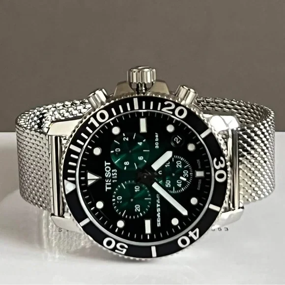 T120.417.11.091.00- Tissot Men’s Seastar 1000 Quartz Chronograph Watch - Picture 7 of 13